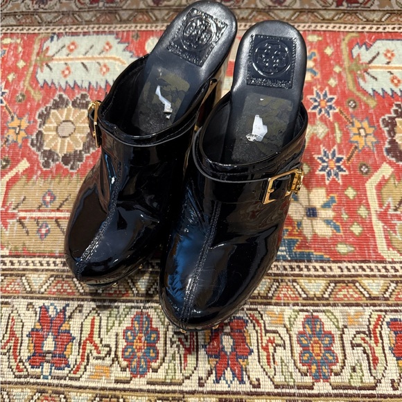 Tory Burch Patent Leather Clogs - Picture 3 of 6